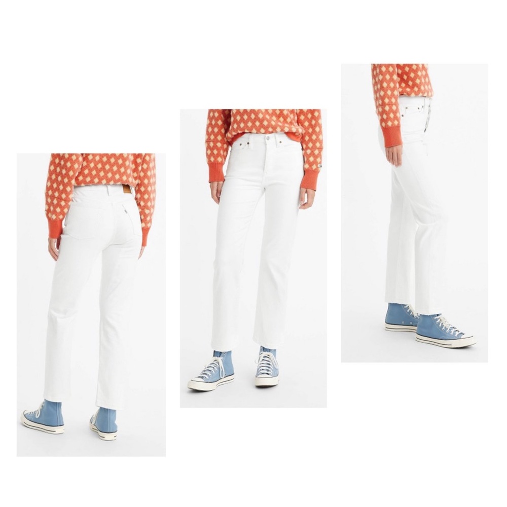 NWT! Levi’s high rise wedgie straight cropped jeans - Short length